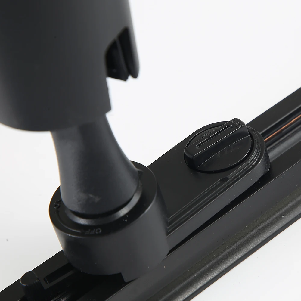 2021 popular design high quality GU10 rail spotlight black commercial track light