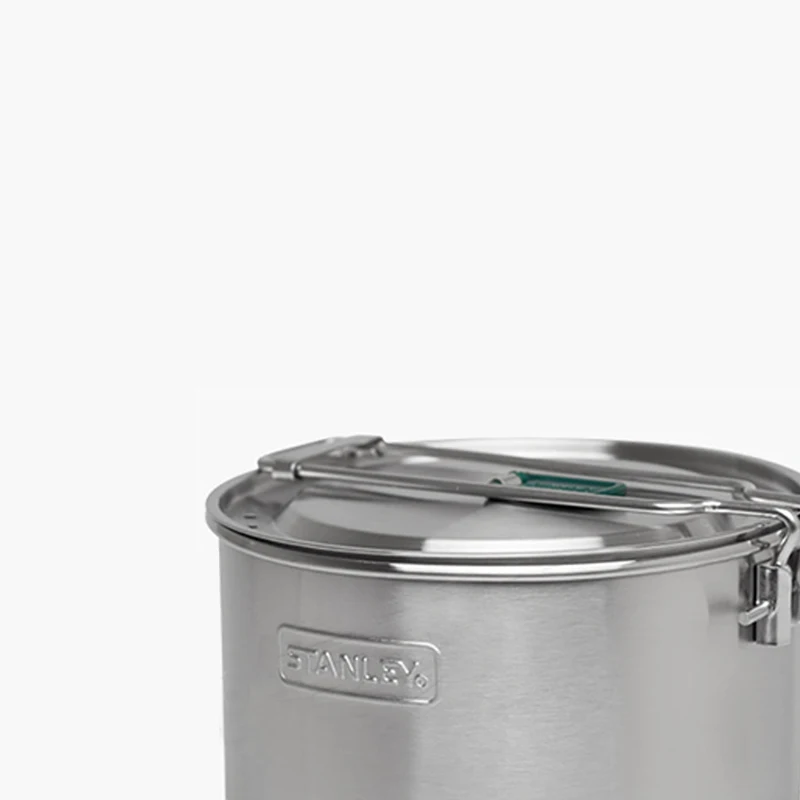  High quality 304 stainless steel cook utensil set adventure camp even-heat pro outdoor camping cookware stanley cooking tool