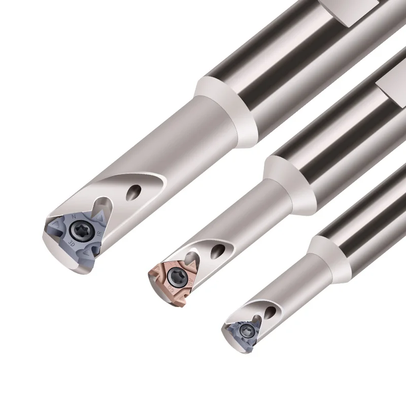 HSMT 08IR 11IR Turning knife with large handle small head Small hole screw type internal thread cutter rod