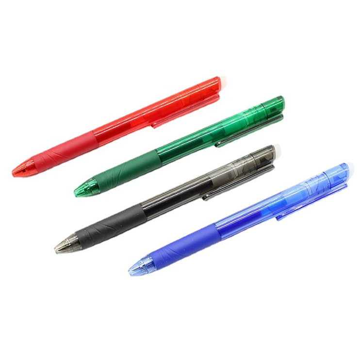 JH Promotional Plastic Erasable Pen Custom Logo 0.5mm Erasable Gel Ink Pen