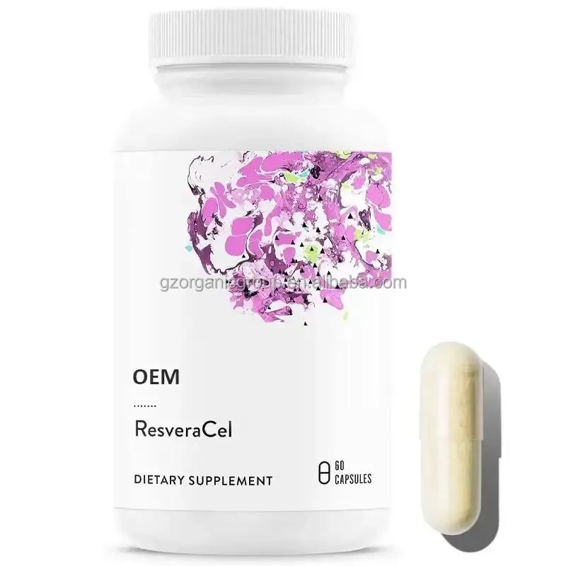 OEM Nicotinamide Riboside with Quercetin Whitening Capsule Phytosome and Resveratrol Healthy Agging & Metabolism Capsule