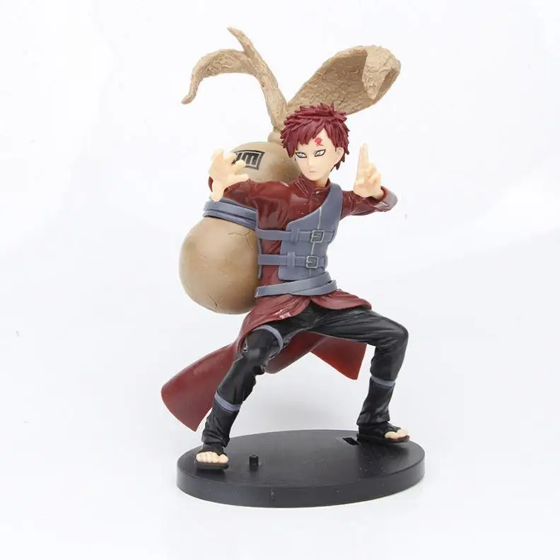 Superior quality Anime Pvc Cartoon Ornaments Uchiha Sasuke Gaara Kakashi Action Figures