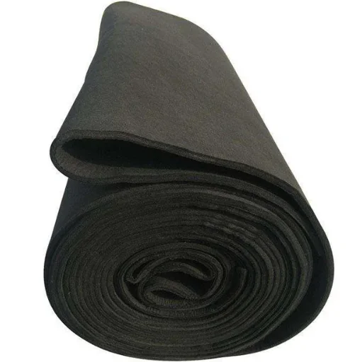 Factory Custom Carbon Fiber Fabric felt Pan Based Carbon Fiber Cloth Soft Graphite Felt for Inert gas furnaces