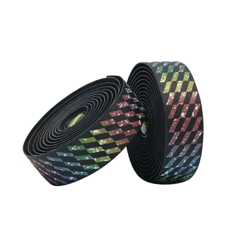 Bicycle Handlebar Tape Road Bike Non-slip Cycling Handle Belt Tape with Bar End Plugs Bicycle Accessories