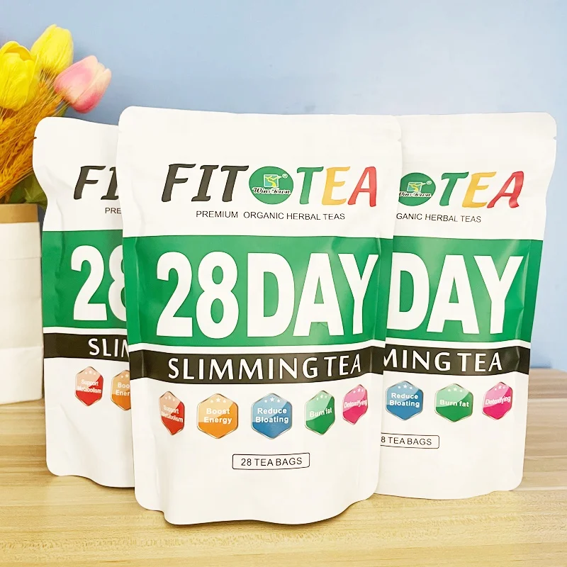 Hot Sale Winstown 28days Fit Lotus Leaf Senna Cassia Seed Poria 100%natural Chinese Herbal Tea for Colon Cleanse Detox Flat Tea