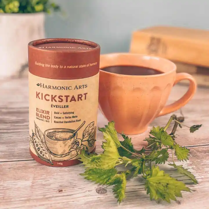 Biodegradable Food Grade Tea Canister Paper Tube Round Cans for Tea Bag Coffee Powder Package