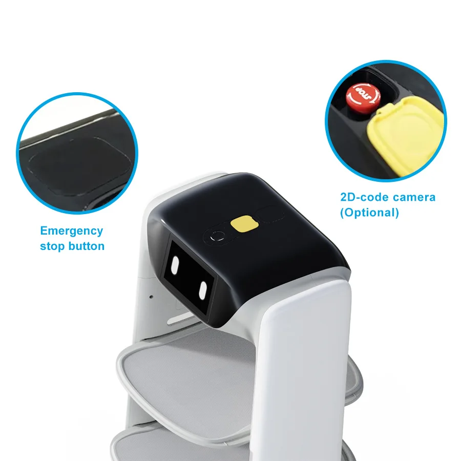 Service Food Delivery Robot Smart Waiter Design for Restaurant Coffee Shop Fast Food Shop and Pizza