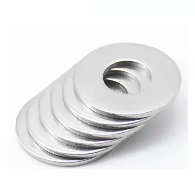 Hot Dip Galvanized M8 M10 M12 DIN125 Lock Washer Electric Power Tower Metal Copper Brass  Carbon Steel Flat Washer