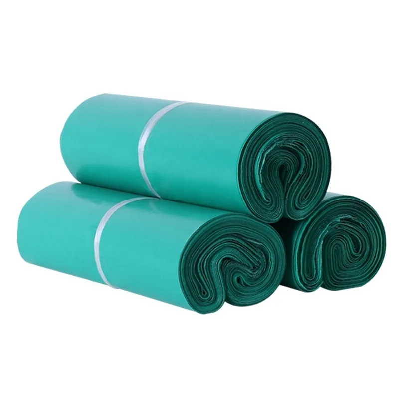 Biodegradable poly plastic courier printed mailing bags recycled polythene bag with self adhesive flap