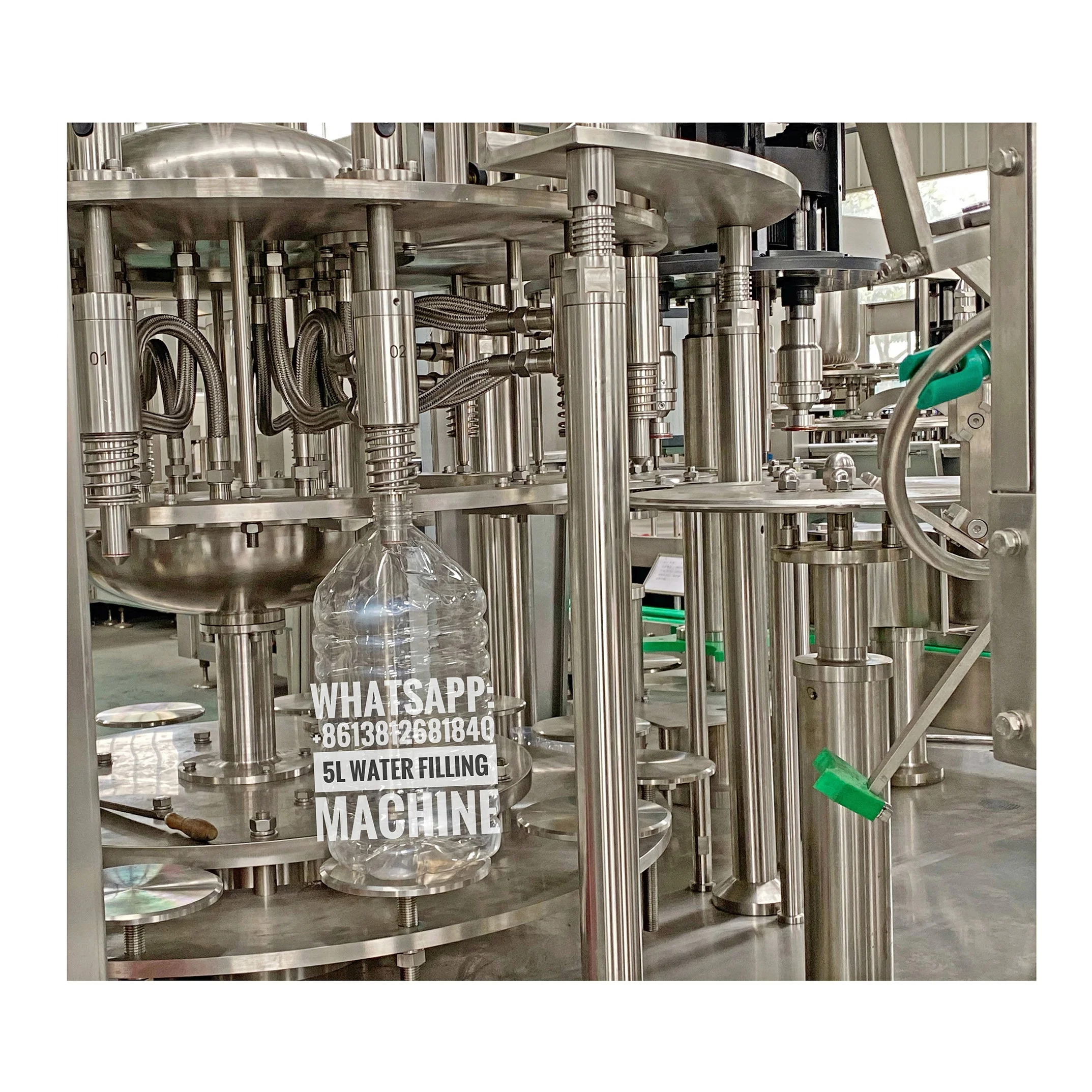 automatic monoblock 3in1 3L, 4L ,5L 6L bottle drinking water filling bottling machine