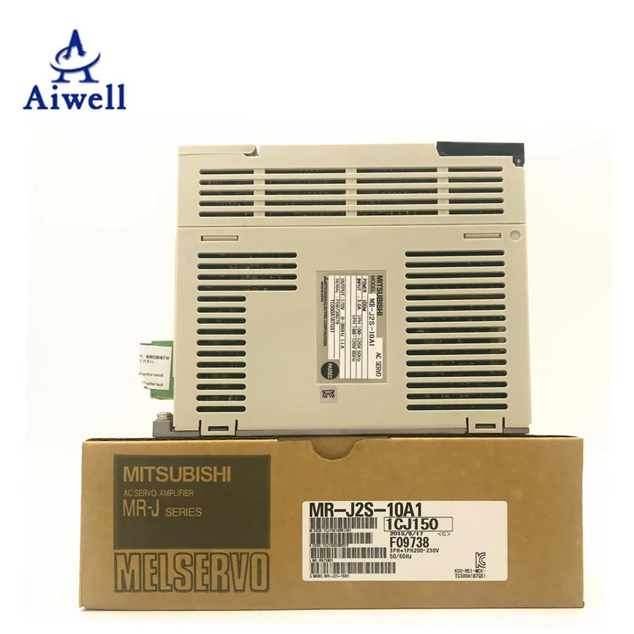 Mitsubishi Цифровой Сервопривод переменного тока Привод комплект 100W MR-J2S-10A1