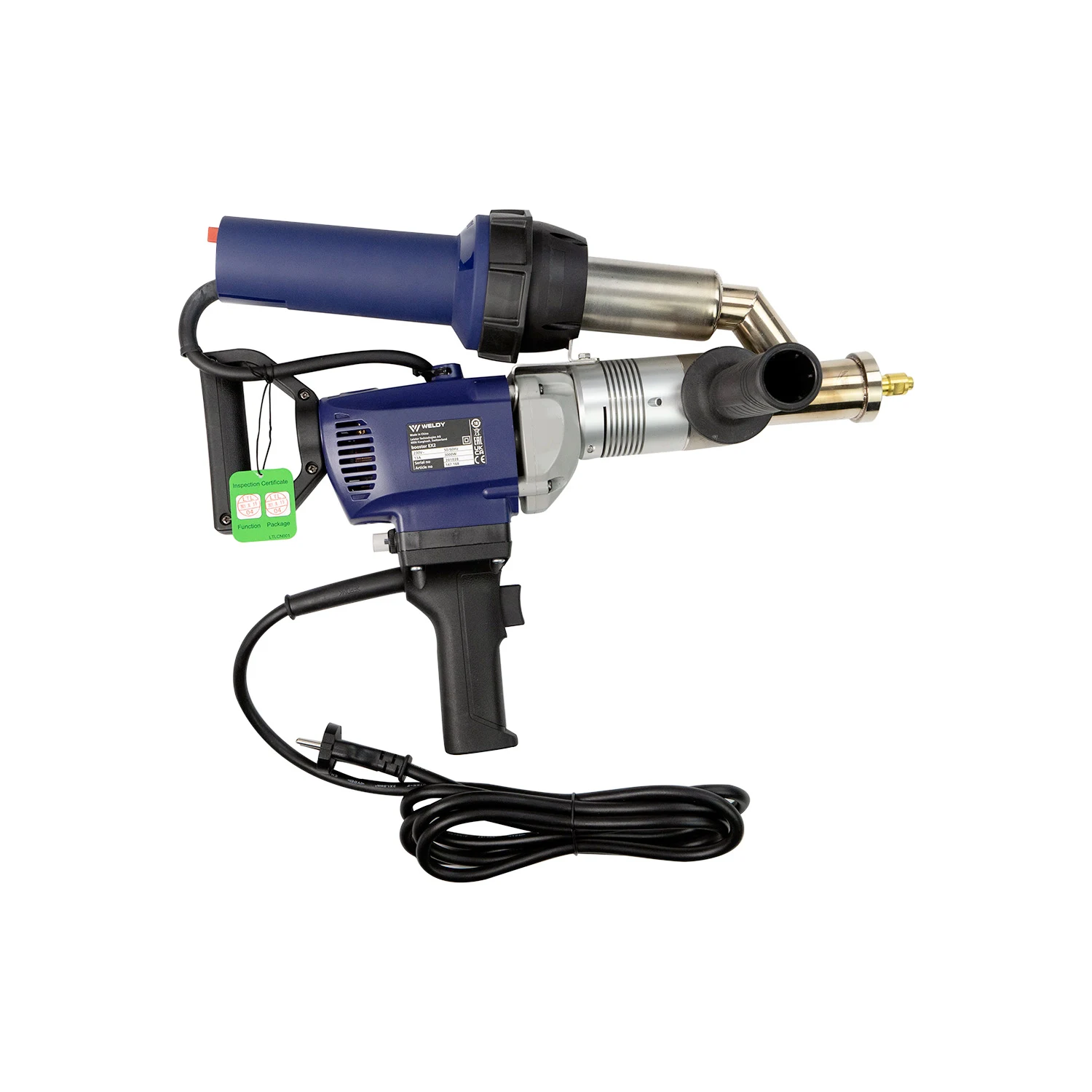 Сварочный пистолет с мощной дрелью для PP PE EVA материал WELDY Machines Booster EX2