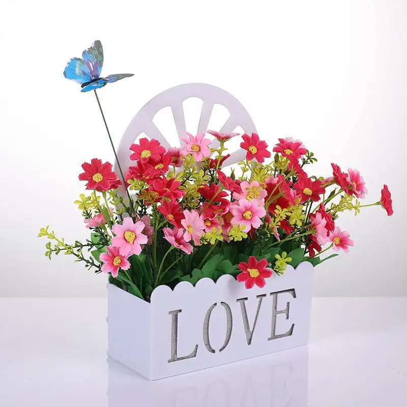 Artisan-level Artificial Flower Basket - Create Indoor Greenery