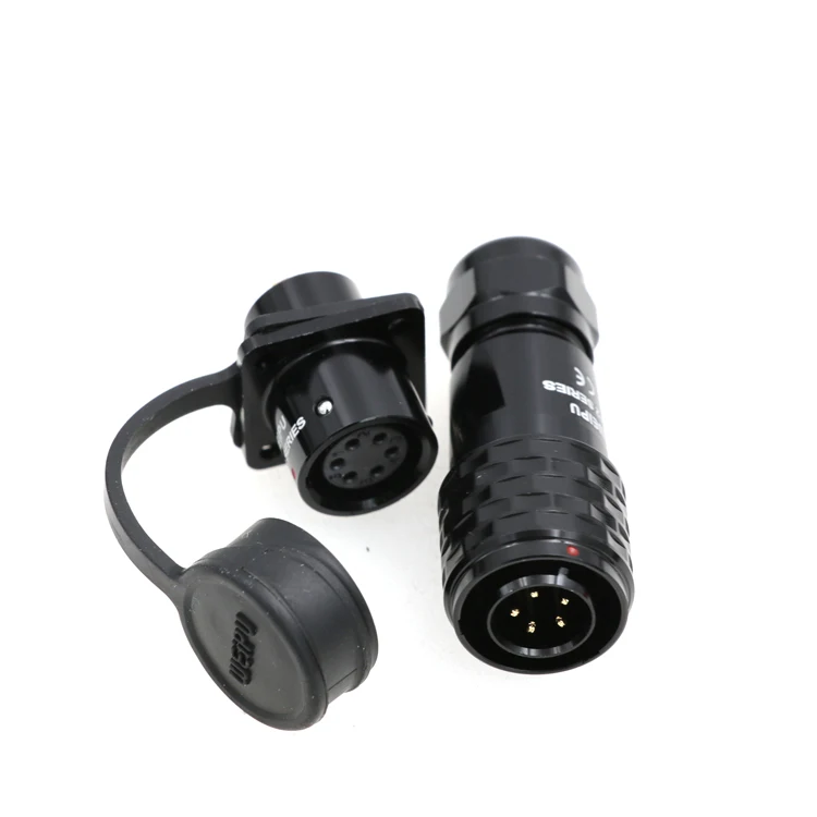 Industrial Aviation Panel Mount Male Female Plug Socket Power Cable Connector WEIPU SA1210/P2 SA1213/S2 5Pin Connector