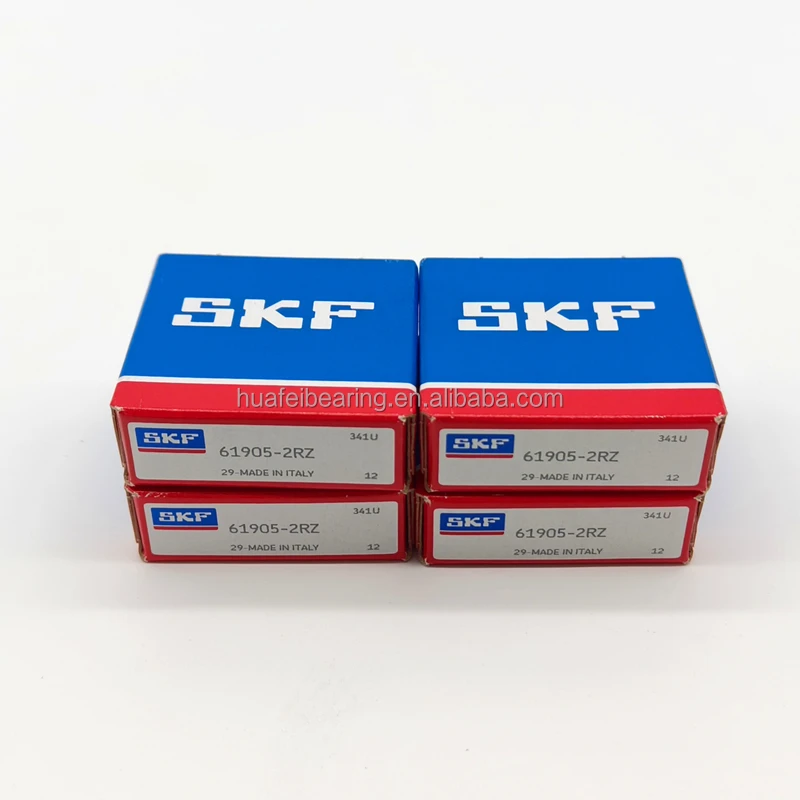 Original SKF 25 x42x9mm 61905-2RZ Deep groove ball bearing with seals or shields