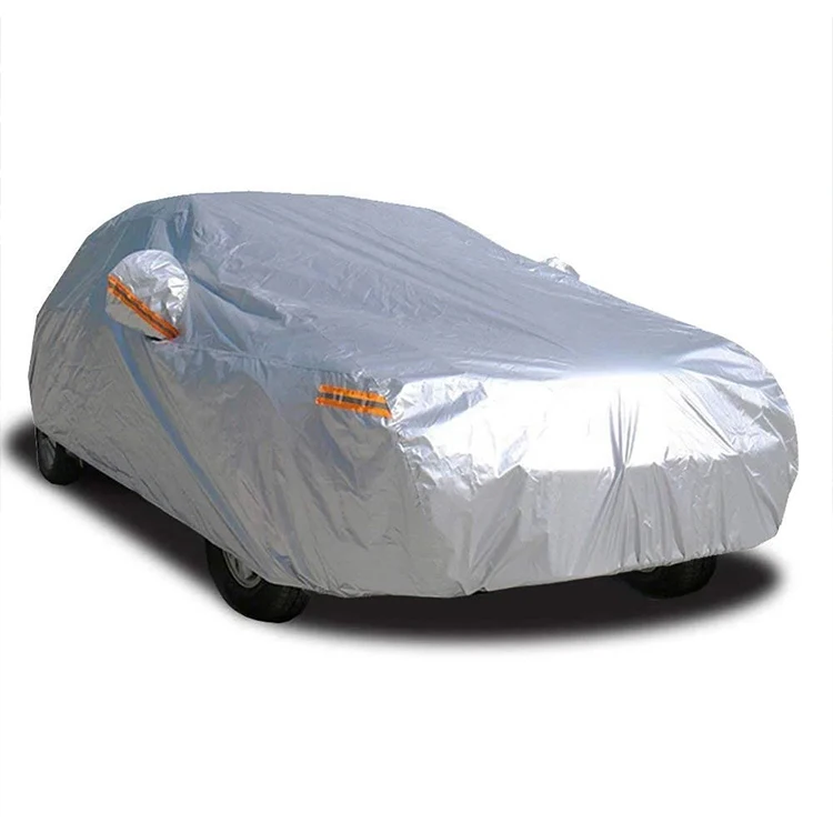 Best-Selling Silver Peva Waterproof, Sunscreen And Dust-Proof Full Body Car Cover