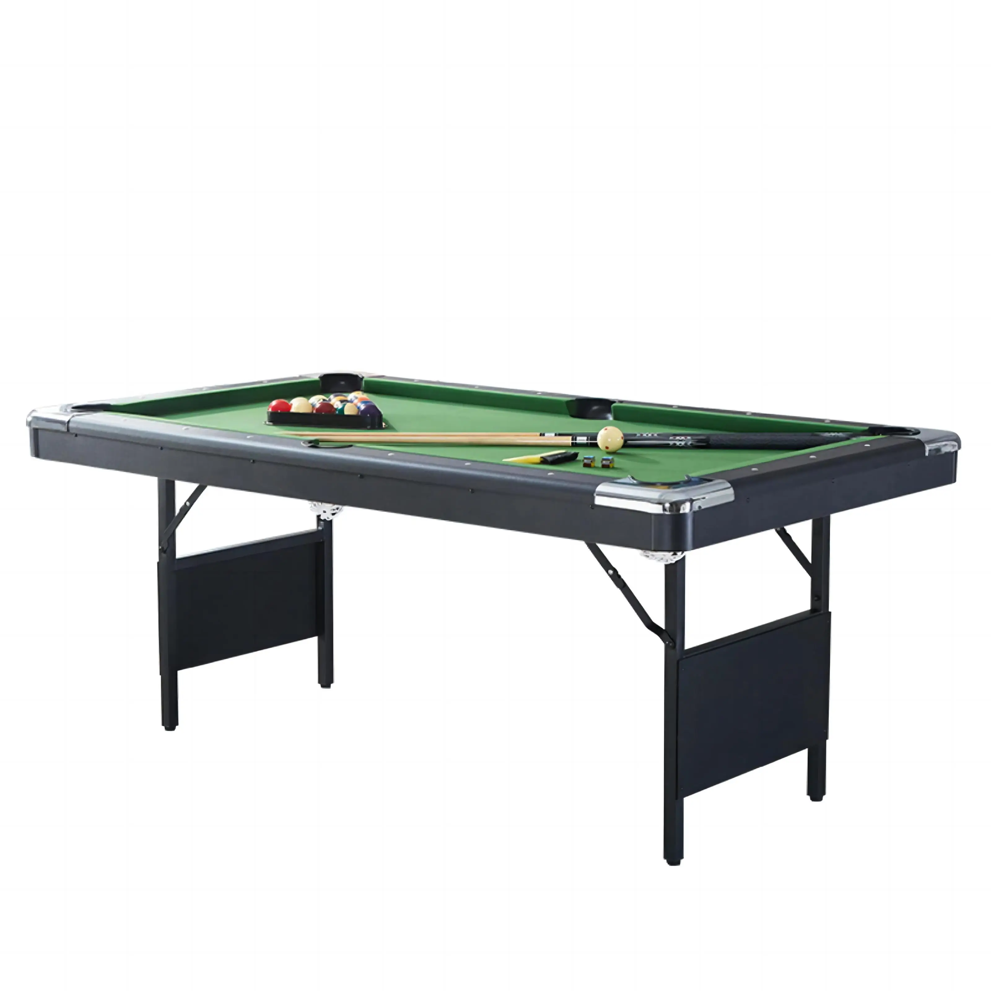 Factory Direct Sale Portable Mini 6.5FT Folding Pool Table Billiard Snooker Pool Table At Wholesale Price
