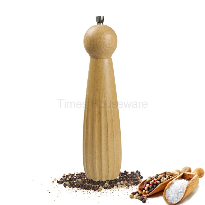 Beech Wood Handed Spice Salt and Pepper Grinder