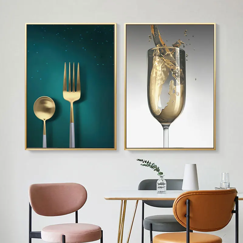 Fresh Fruit Pictures Literary and Interesting Home Restaurant Wall Decoration Canvas Painting