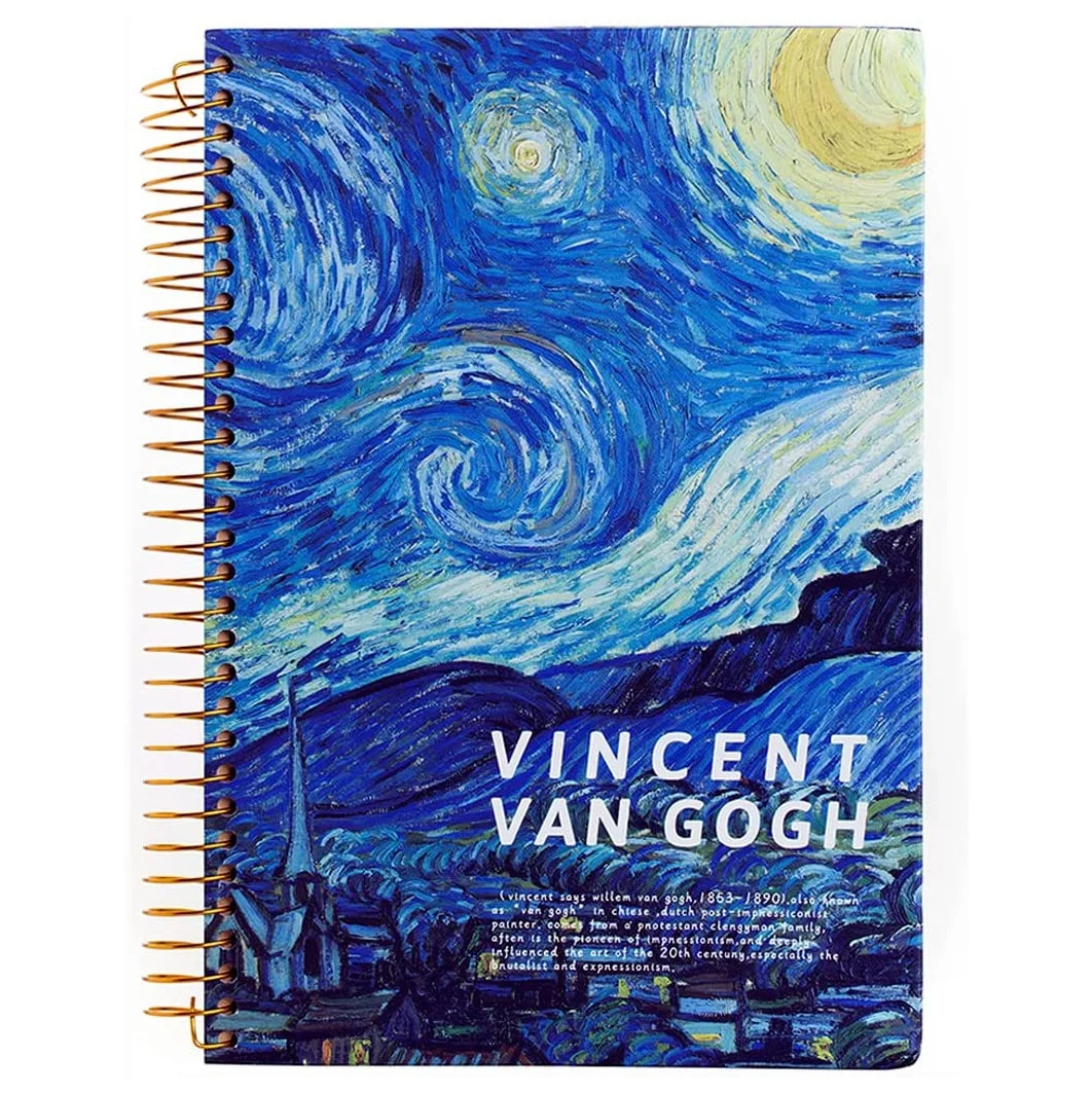 Promotion 300 Page Thick Custom Hardcover B5 Spiral Bound Paper Libretas Notebook School Hardcover Journal