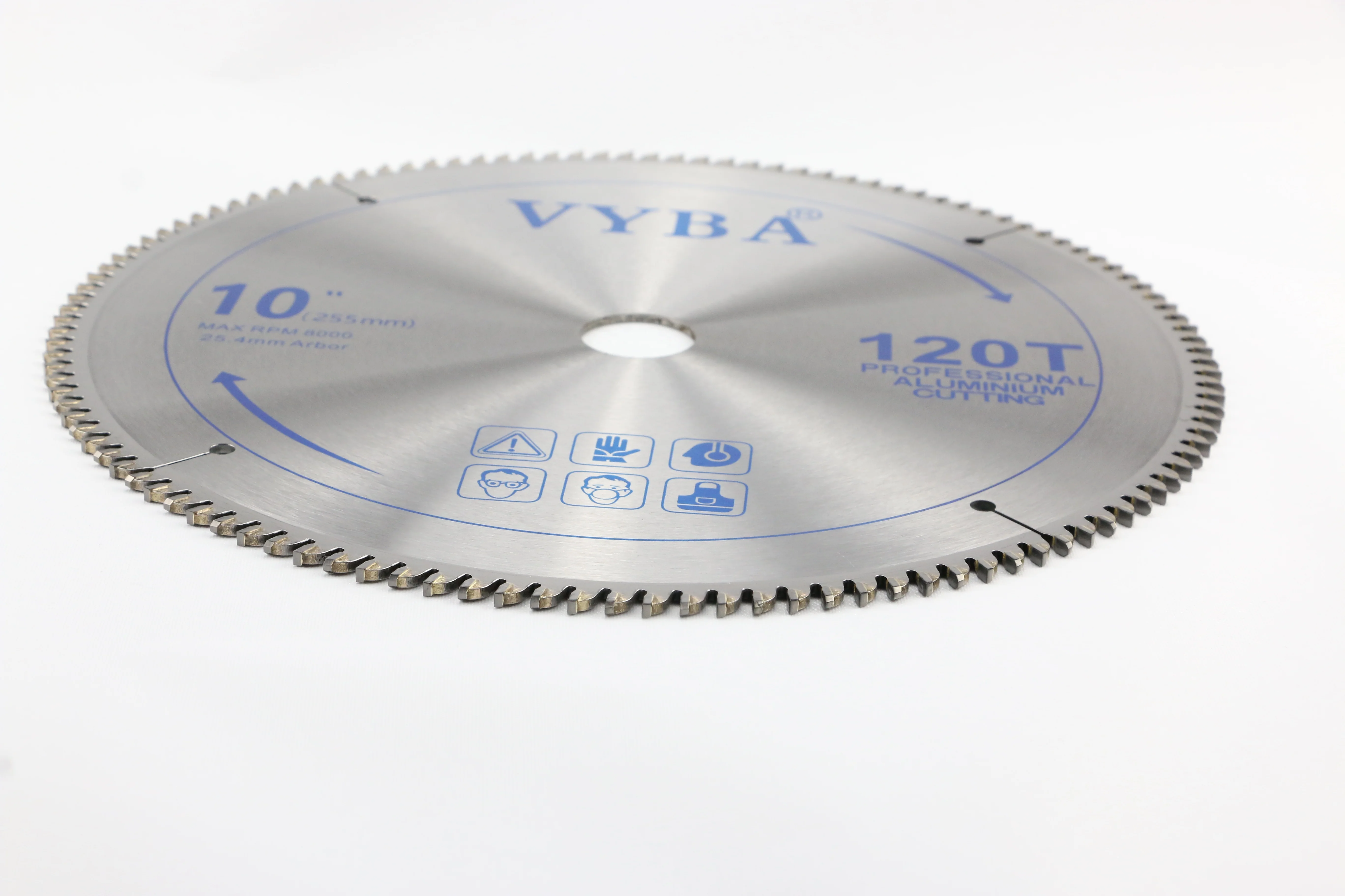  Best quality 255mm Aluminium Cutting TCT Saw Blade For Aluminum