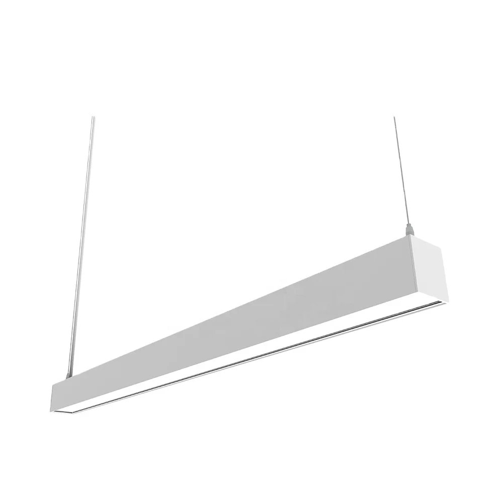 High Efficiency Single/double emission hanging luminaire complete 20W 40W 50W 70W 100W LED linear light