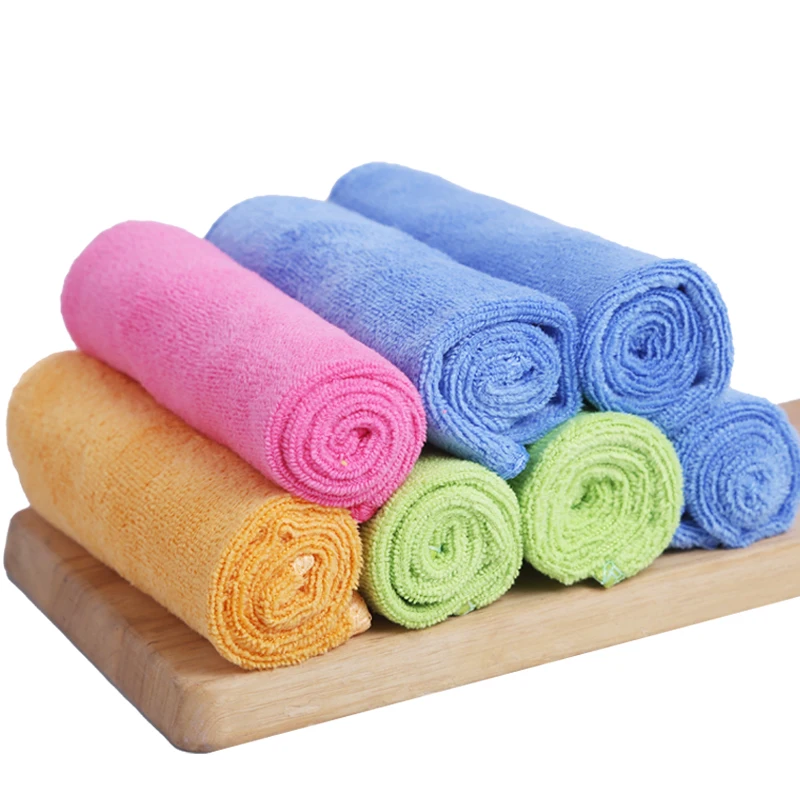Custom Microfiber Cleaning Cloth Super Absorbent Kitchen Microfiber Cleaning Towel Cloth