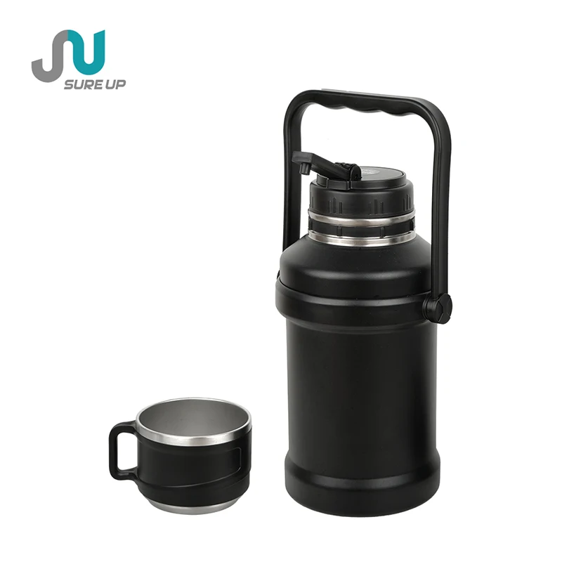 2024 New Design Automatic pressing of water like a pump Portable can pour water on the lid cup