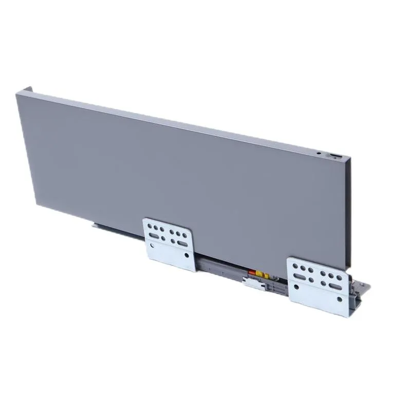 GQK Tandem Slim box system Kitchen Cabinet drawer slide system telescopic slide rail guide rail slim Tandem box