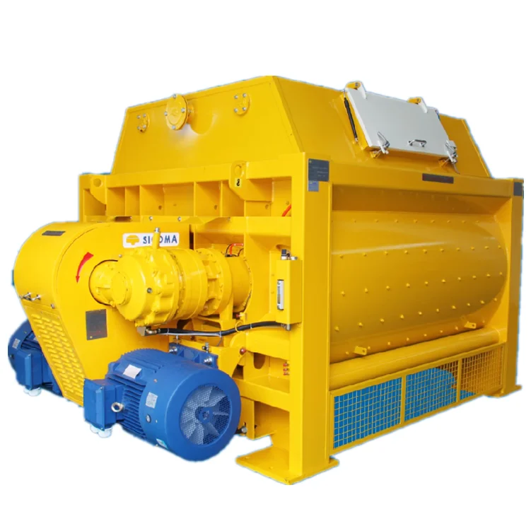 Sicoma MAO 4000 Horizontal twin shaft automatic selfload electrical construction stainless concrete mixer machine from China