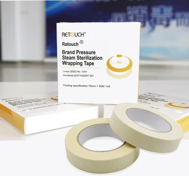 Medical Tape Pressure Steam Sterilization Chemical Indicatot Tape for Healthcare
