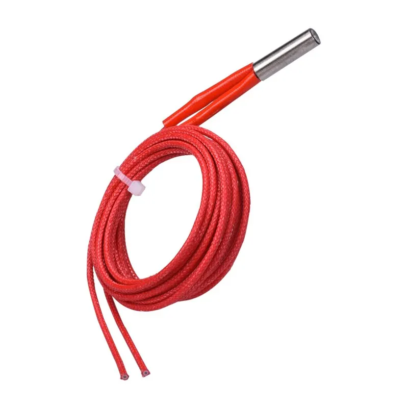 1pc Heating Tube 3D Printer Parts Heating Pipe 12V/24V 40W Cartridge Heater 6*20mm For MK8 E3D V6 Extruder Hotend Accessories 1M