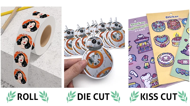 Customized die cut stickers