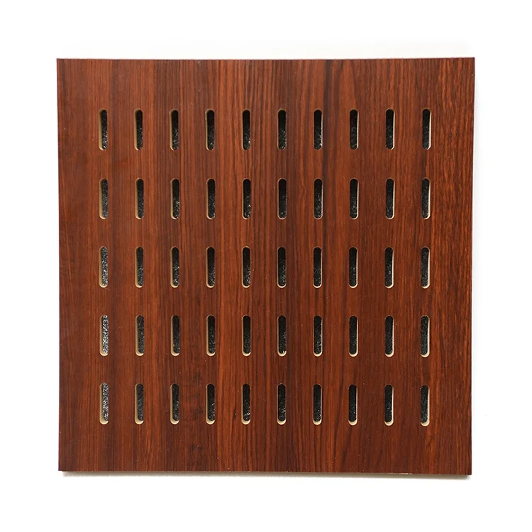 Factory Wholesale Sound Absorption Wooden Pattern for Building Decoration Acoustic Panel Wall Panel