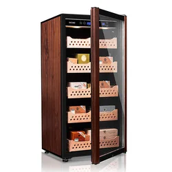 best dried age beaf ham and chees chamber clear glass door air purify charcoal filter cooler appliance 