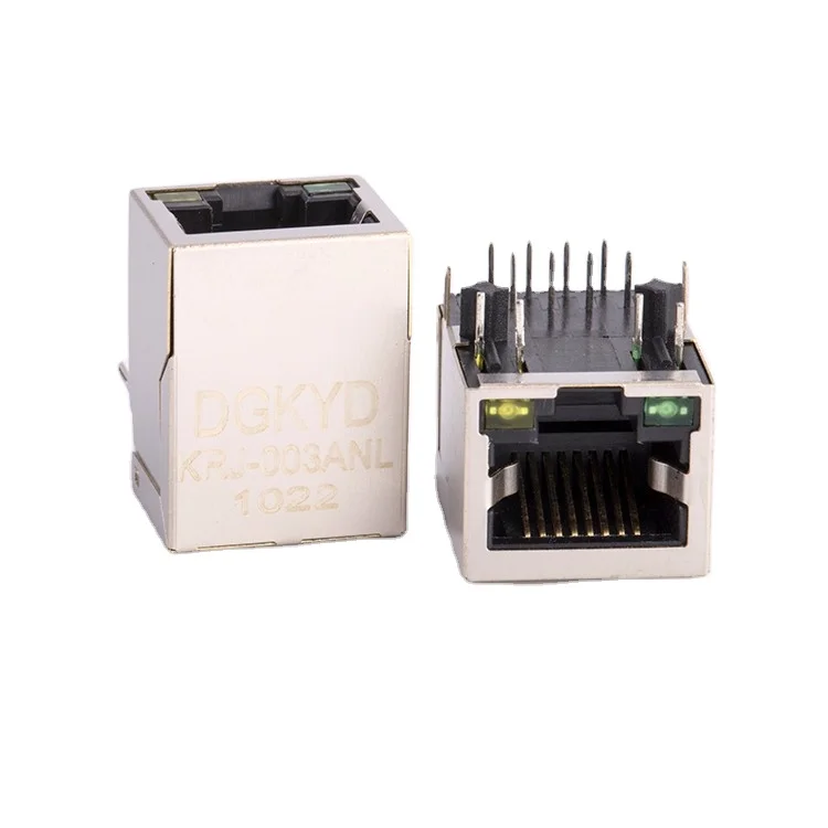 DGKYD KRJ-003ANL Однопортовый экран 8P8C с внутренним трансформатором 10/100 BASE-TX RJ45 Женский Разъем