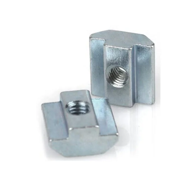 Galvanized T-Slot Hardware 40 Series Connection Slide-In T-Nut for Bosch Profile