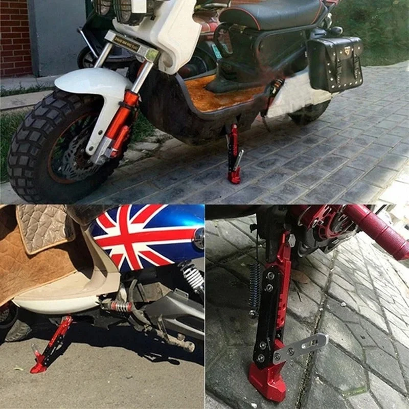 Adjustable Foot Side CNC Metal Motorcycle Foot Kickstand Side Bracket Motorcycle Side Stand