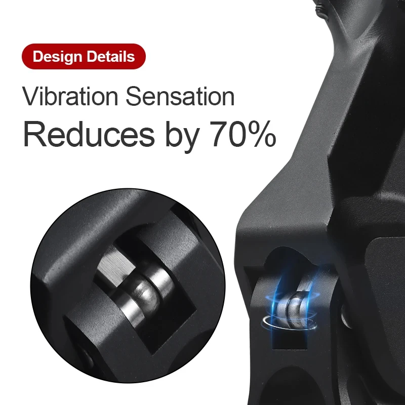 BOLANY Suspension Damper Stem Bicycles Shock Absorbing Bike Handlebar Stem for Road Gravel