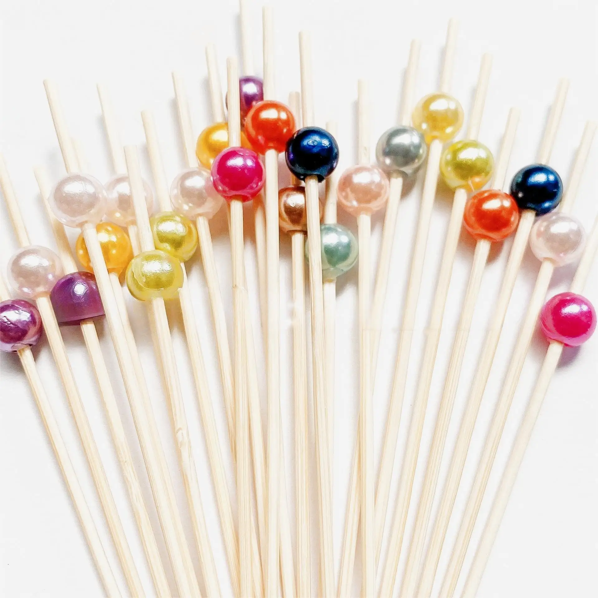 Hot Sale Customization Factory Direct Creativity Cocktail Party Toothpick Flag Pick Christmas Eco-friendly Flat Food Toothpick