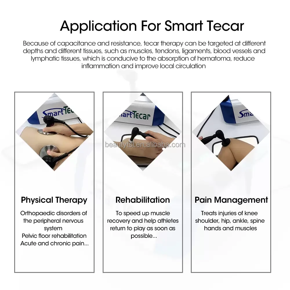 Cet ret rf machine tecar therapy physio tecarterapia physician smart diatermia capacitiva indiba terapia radiofrequency monopola