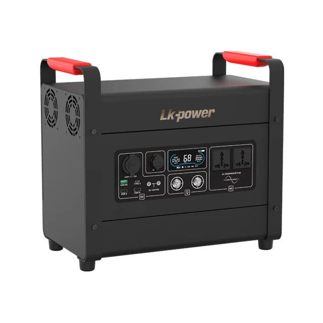 High Power Lithium Ion Powerbank Battery 3kw Powerstation Portable Energy System Solar Generator