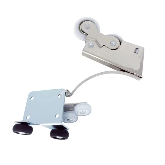 Wardrobe Hardware Accessories Loading 35KG Steel Damper Soft Close Sliding Door Damper And Roller
