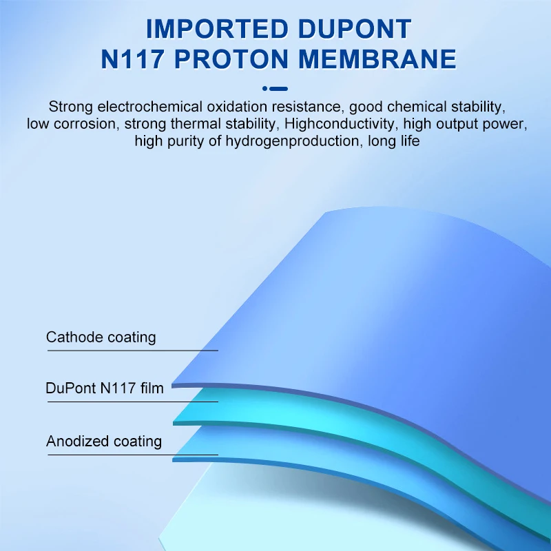 PEM Browns Gas Machine Molecular Hydrogen Breathing Machine Hydrogen Water Generator 3000ml Hydrogen Generator for Inhalation