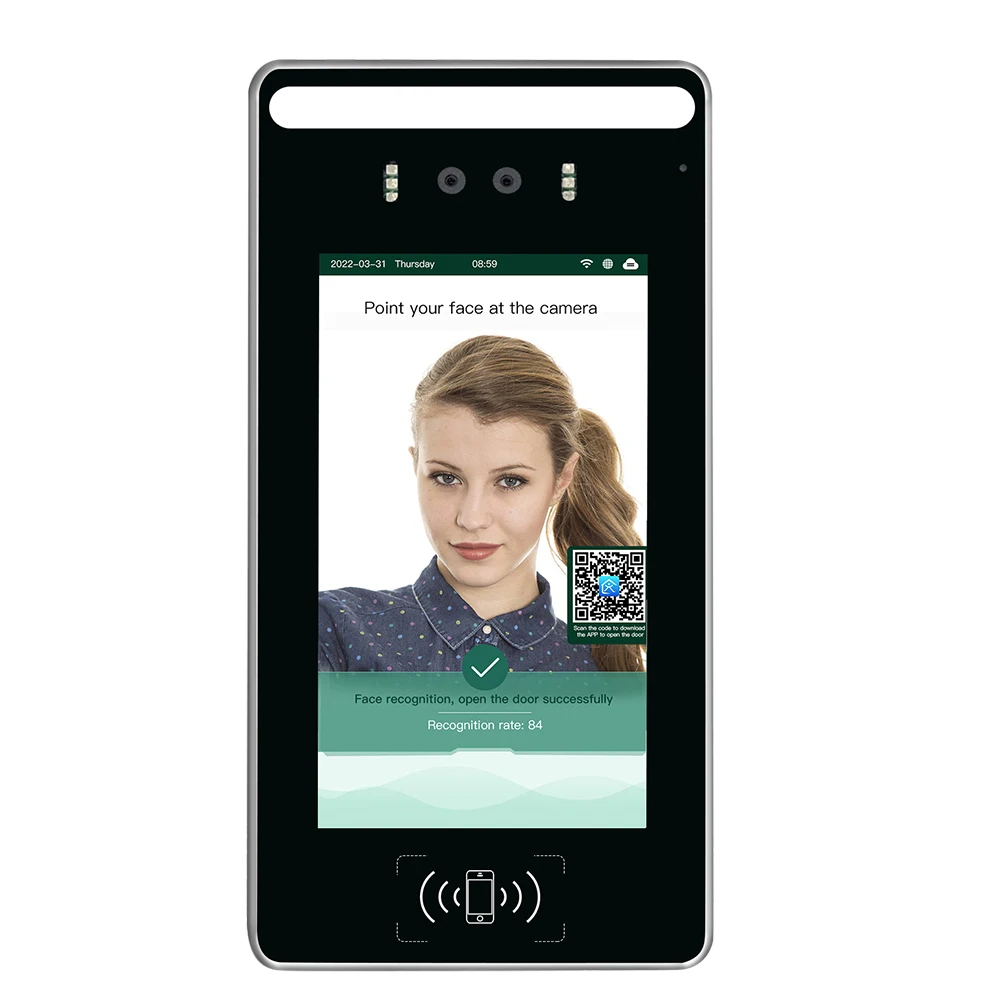 7 inch Facial Recognition   Access Control  door phone Multi-apartment video entry phone door station for multiple apartment