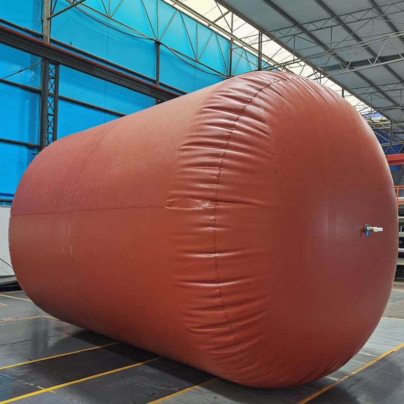 Collapsible Small biogas plant 4m3 Red mud PVC storage bag Agriculture food waste Poultry manure digester