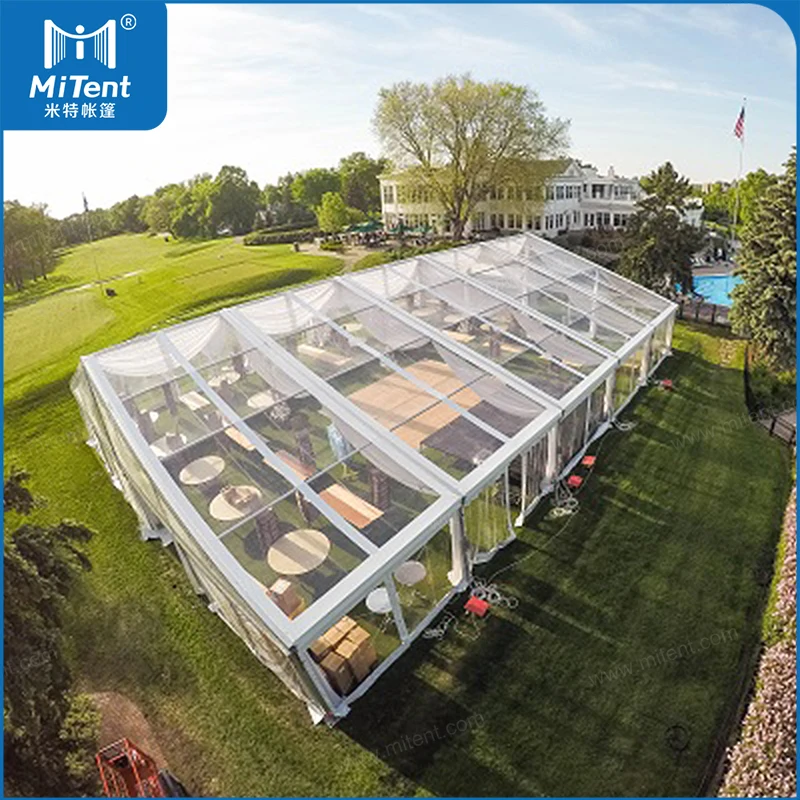 Guangzhou Mite Decorated Wedding Marquee Tent for Outdoor Concert Event Celebration