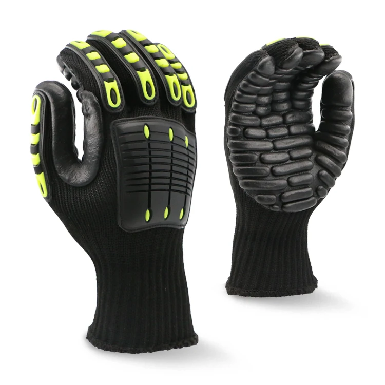 ENTE SAFETY Wholesale Multi-Purpose Safety Gloves Anti-Slip Anti-Impact Protection Palm Latex Anti-Collision TPR Work Gloves