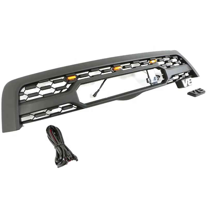 4x4 Off road Auto Parts Other Exterior Accessories Front Grill Car Grille With Lights Fit For Sequoia 2005-2007