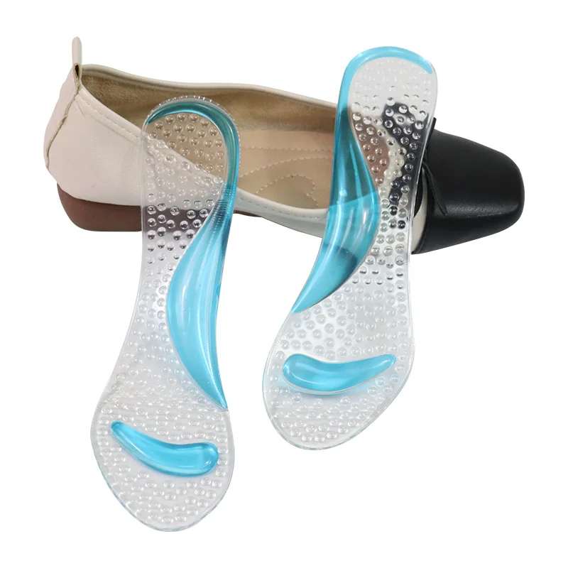 All Gel Arch Support Insole Customized Strong Stickiness Soft Comfortable High Heel Insoles for Women